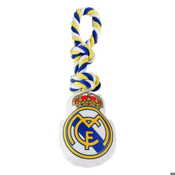 Игрушка для собаки - Реал Мадрид. - Веревка - Белый - 15 x 33 x 10 см