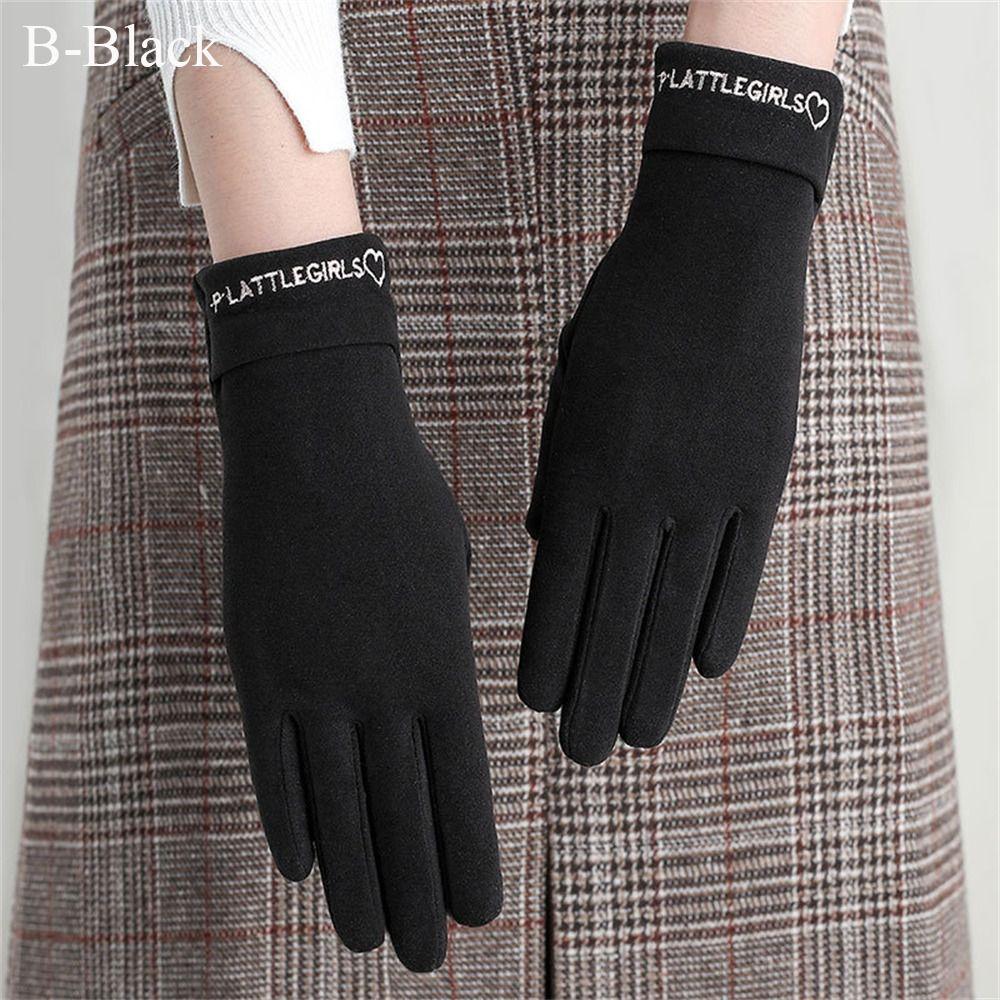 Touch Screen Warm Gloves Thickened Cycling Driving Gloves Daily Mittens  Men Women