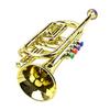 Детская труба Детская труба с 4 цветными клапанами для ранней развивающей игрушки