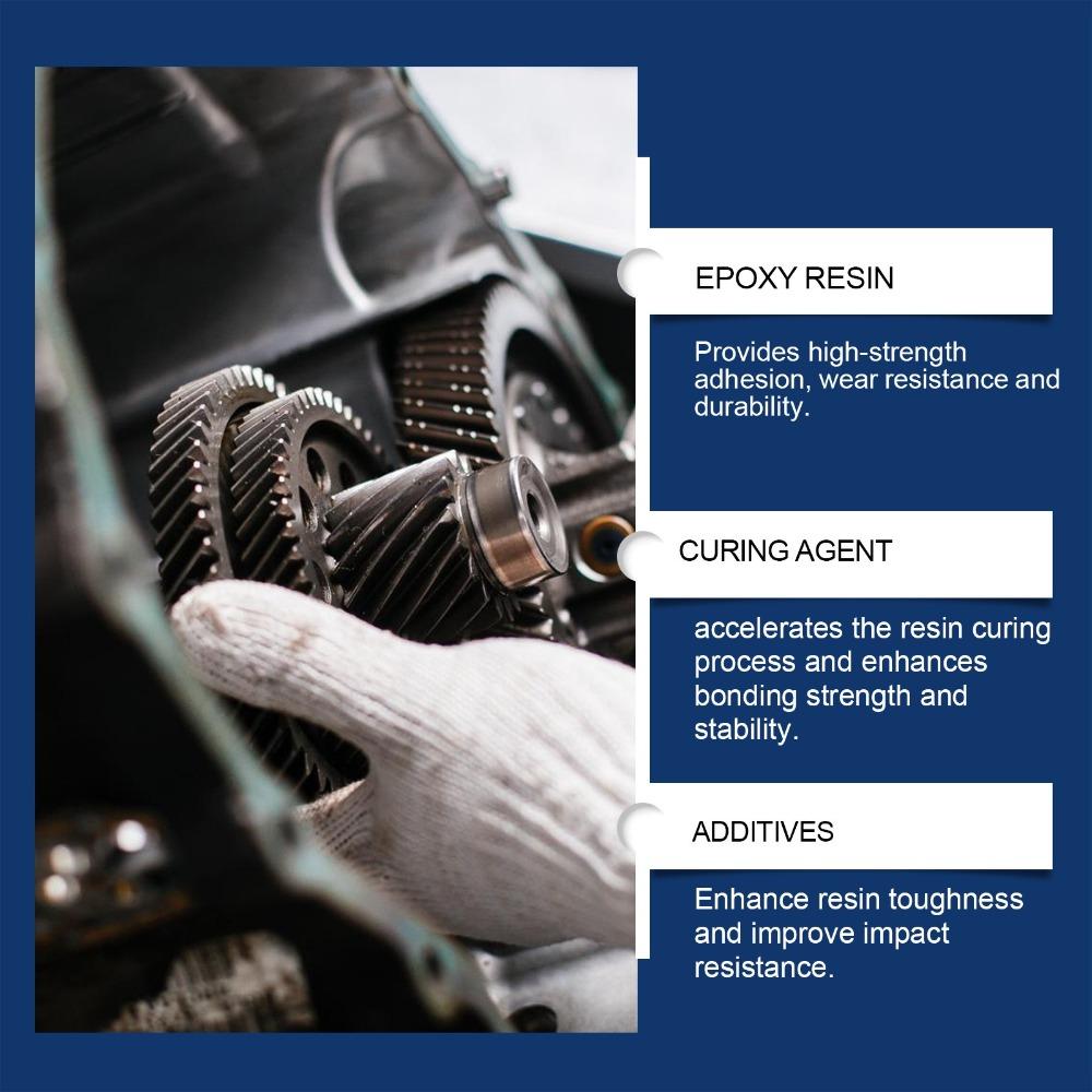 Водостойкий Прочный Литейный Клей для Литья Улучшенный Клей для Ремонта Металла Термостойкий Клей для Ремонта Литья