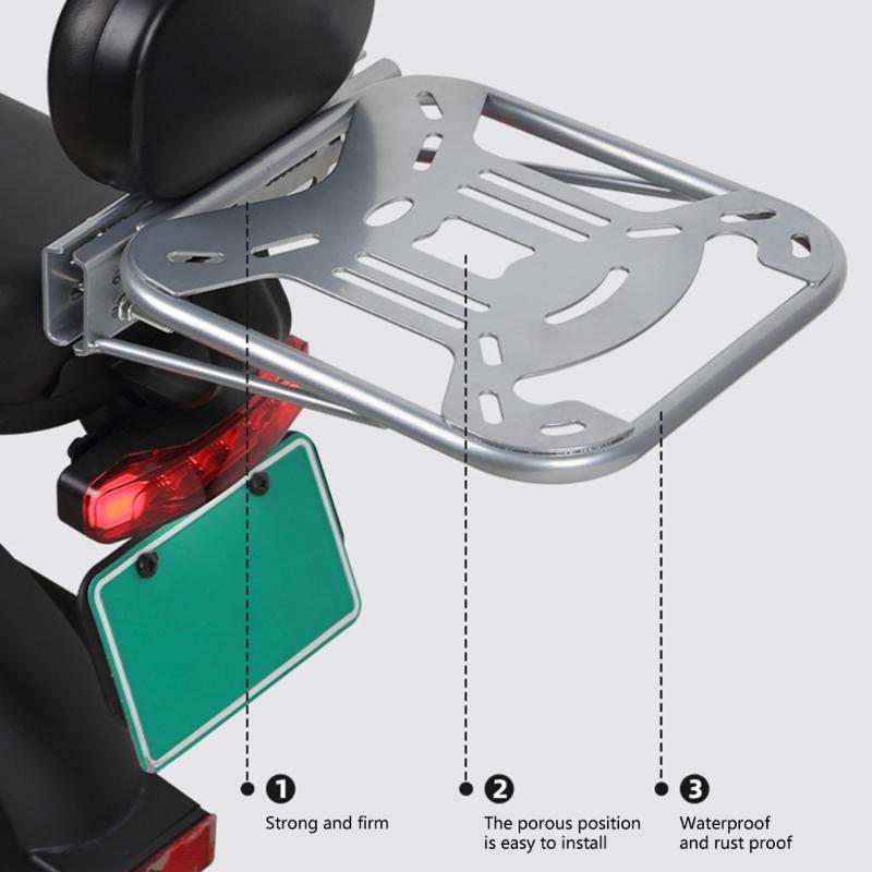 Прочные багажники для электровелосипедов и электросамокатов Легкое крепление Грузовой багажник Крепление