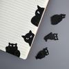 Cute Black Cat Magnetic Bookmark Cat Lover Bookmark Student Gift School Family Black Cat Gift Bookmark Creative Stationery