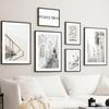 Wall Art Canvas Painting Sandy Beach White House Street Flower Abstract Nordic Posters And Prints Wall Pictures For Living Room