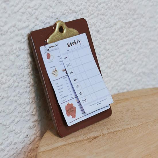 Миниатюрная доска меню Мини-планшет с карточкой меню Аксессуар для куклы для кукольного особняка 1/6 1/12 Сцена кафе-ресторана