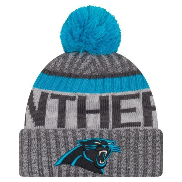 Bonnet D'hiver New Era Nfl Sideline 2017 - Carolina Panthers - Noir - Sportswear