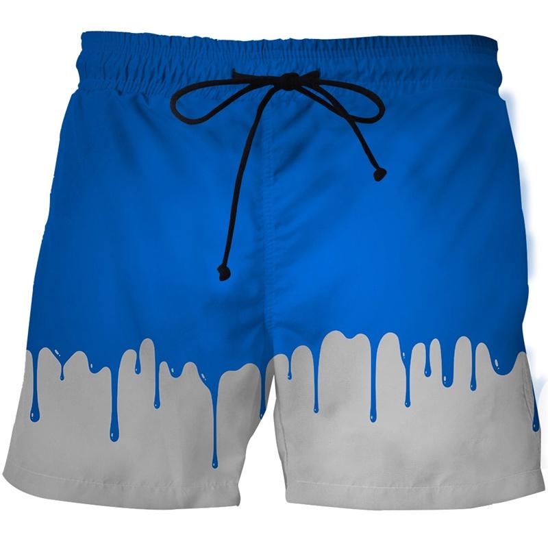 Пляжные шорты с 3D принтом и принтом для мужчин и женщин, крутые короткие штаны с абстрактным искусством, летние повседневные удобные шорты для скейтборда, спортивные плавки