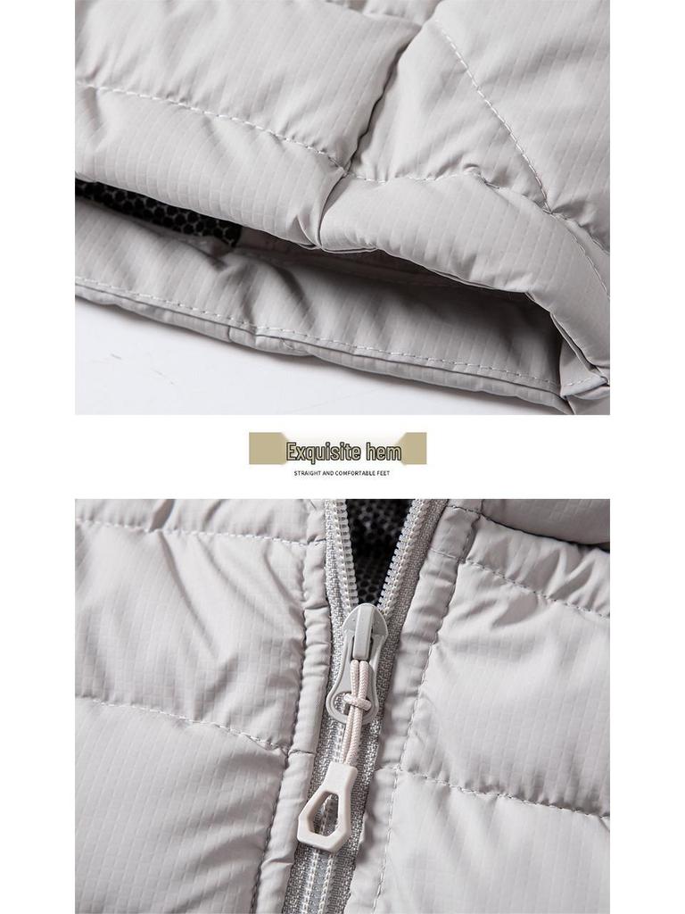 Мужской легкий теплый хлопковый жилет без рукавов - Модный стиль, Осень/Зима 2025