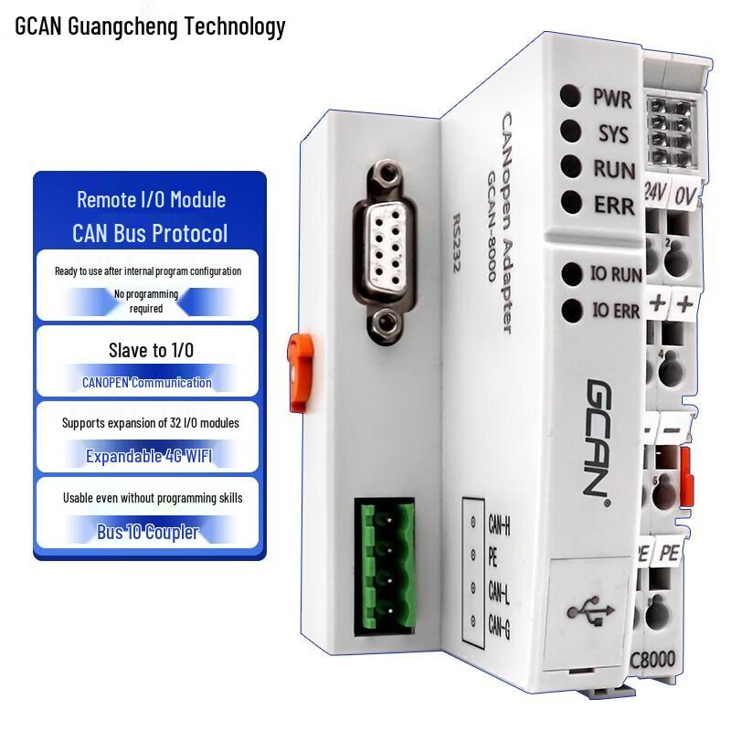 GCAN CANopen Remote I/O Module -8000 Series