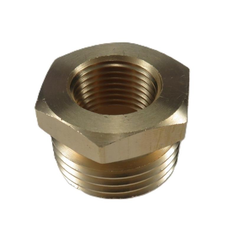 Медный переходник 3/8 NPT наружная резьба X 3/4 GHT внутренняя резьба Соединитель Герметичные конструкции Трубный переходник для домашней сантехники