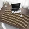 Podkładka Na Biurko Pod Mysz Klawiaturę I Laptopa Metalowe Prążki 120X60 Cm