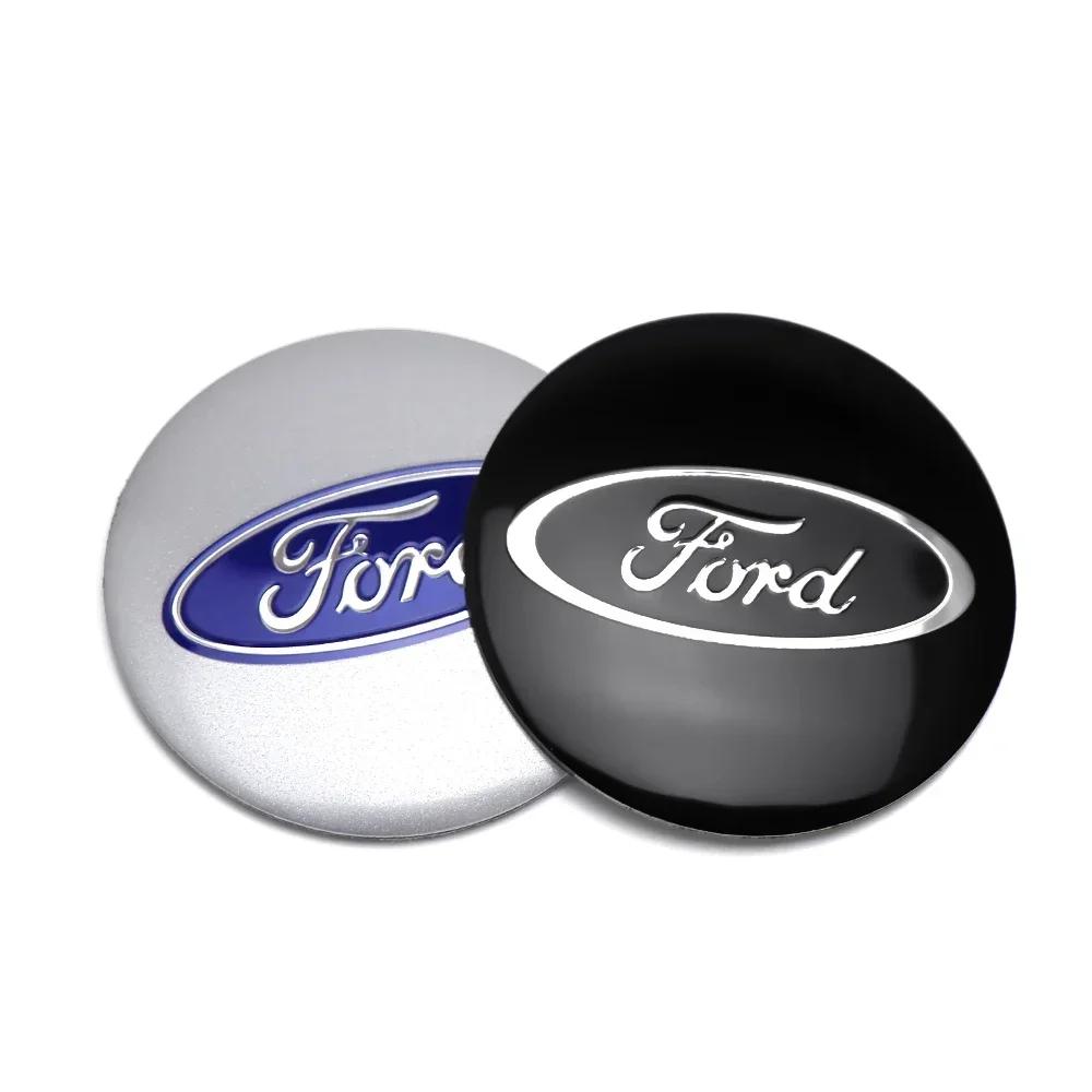 Новая автомобильная наклейка 2026 года Для Ford Автостайлинг Алюминиевые колпаки на ступицы Колесные наклейки Эмблема Декор Для Ford Mondeo Fiesta Ecosport Обязательно