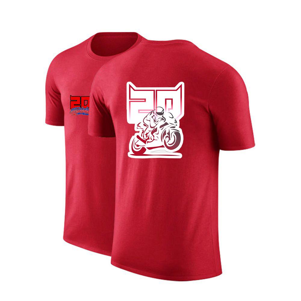 2026 Fabio Quartararo Motorcycle Rider Print Summer Unisexs New Regular Shortsleeved Premium Commute Cotton Tshirt