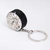 Car Wheel Shape Crystal Wheel Keychain Crystal Crystal Tire Wheel Rim Pendant  Souvenir