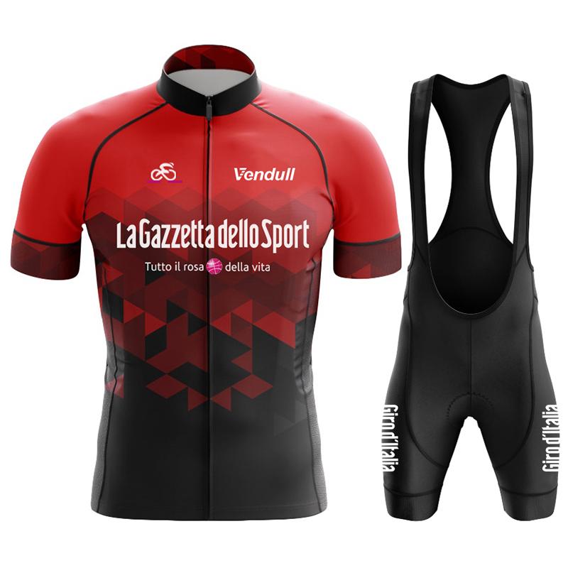 Велоформа Tour De Giro D'ITALIA Мужская с коротким рукавом Горная форма Ropa Ciclismo Велосипедный джерси Велосипедный костюм
