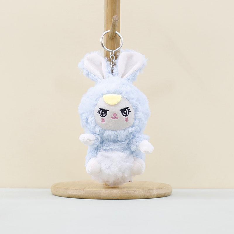 Plush Rabbit Cartoon Toys Keychain Stuffed Dolls Bag Decorations Gifts Kids