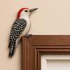 Nature Inspired Room Accents Wooden Bird Door Topper Decor, Adorable Shape Corner Statue, Handcrafted Wood Decor Sign, Woodland Interior Design