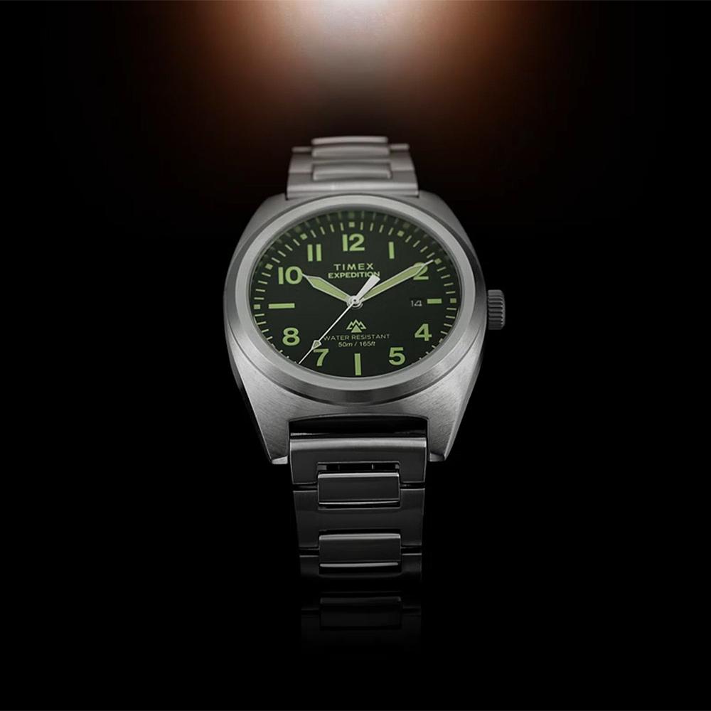 TIMEX Мужские металлические часы Expedition Capstone 39 мм TW2Y18300