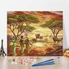 Искусство Цифровая живопись маслом DIY Живопись по номерам Холст Цифры Картина маслом Домашнее украшение