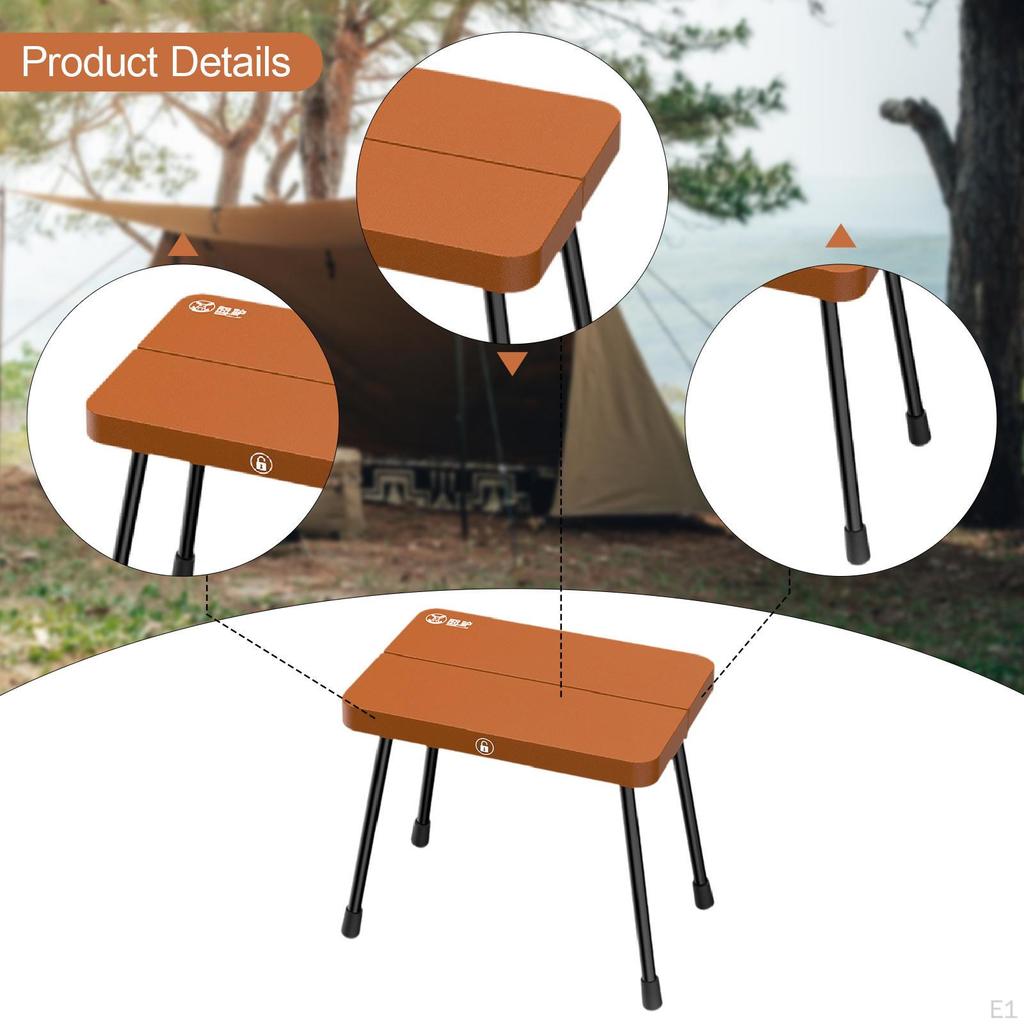 Aluminum Alloy Folding Camping Stool, Compact And Lightweight Chair, Small Bench for Beach