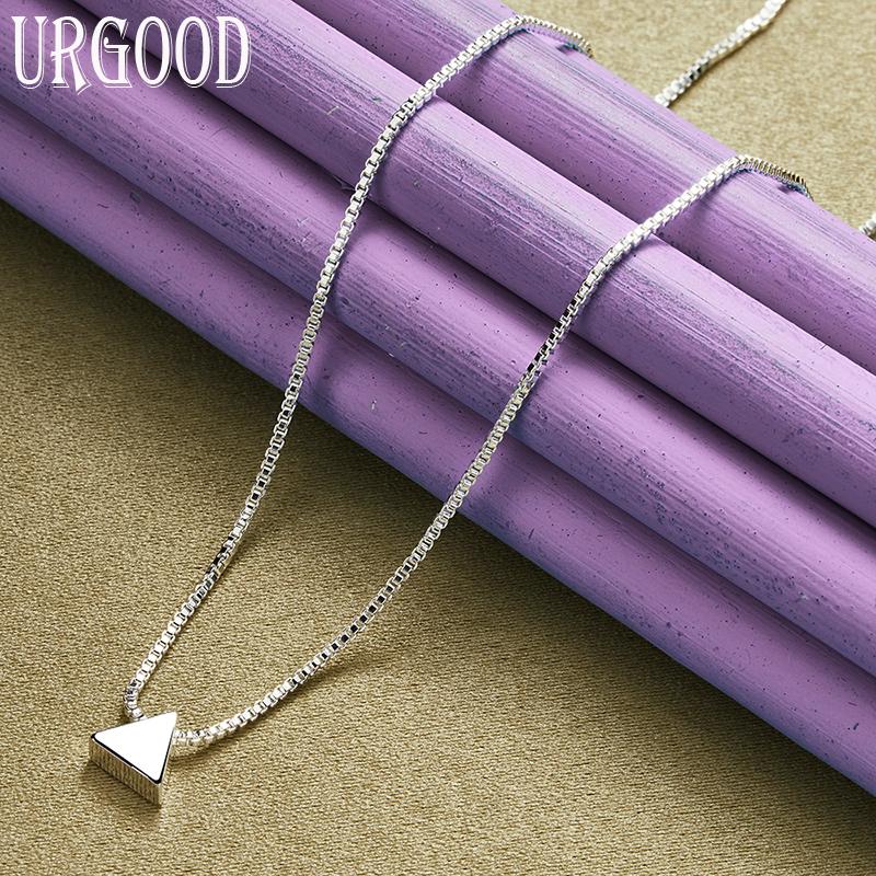 Ожерелье в форме сердца из стерлингового серебра 925 пробы