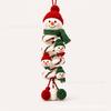 DIY Christmas Crochet Snowman Spiral Ornament Kit - Handcrafted Hanging Decoration Set for Holiday Crafting & Gift