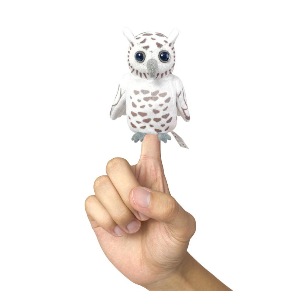 Plush Doll Bird Finger Puppet Stuffed Animal Animal Hand Puppet Parrot Finger Doll Interactive Toy