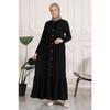 Front Buttoned All-over Hijab Dress Prayer Dress Aerobin Dress Suitable For Circumcision