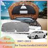 Для Toyota Corolla E140 E150 Axio Altis 2007~2013 Капот Двигатель Багажник Изоляционная Подушка Хлопок Звукоизоляционная Крышка Тепловая Маты Аксессуары
