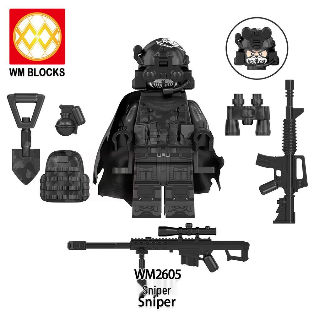 WM6169 Серия "Военная" Специальные Силы Строительные Блоки Игрушка для Детей