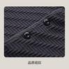 [Sheep Wool&Texture Jacquard] Spring and Autumn New Skin friendly Breathable Men's Polo Knitted Collar