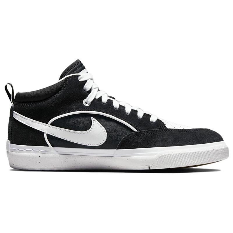 Nike SB React Leo Черно-белые кеды для скейтборда DX4361-001