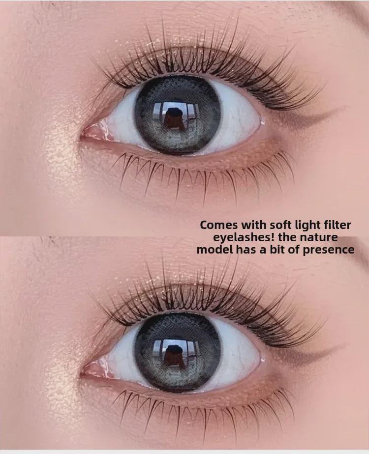 Накладные ресницы Lazy Pearl Girl без клея, самоклеящиеся — натуральные, фотогеничные отдельные пучки, идеально подходят для новичков и мультяшных стилей