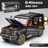 Новая симуляция 1:24 полномасштабных модели автомобиля G63, шестидверный игрушечный внедорожник из цинкового сплава со звуком и светом, подходит для детей, мальчиков, подарок