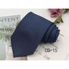 Новые классические синие черные галстуки для мужчин, шелковые мужские галстуки для свадебной вечеринки, деловой галстук для взрослых, повседневный однотонный галстук