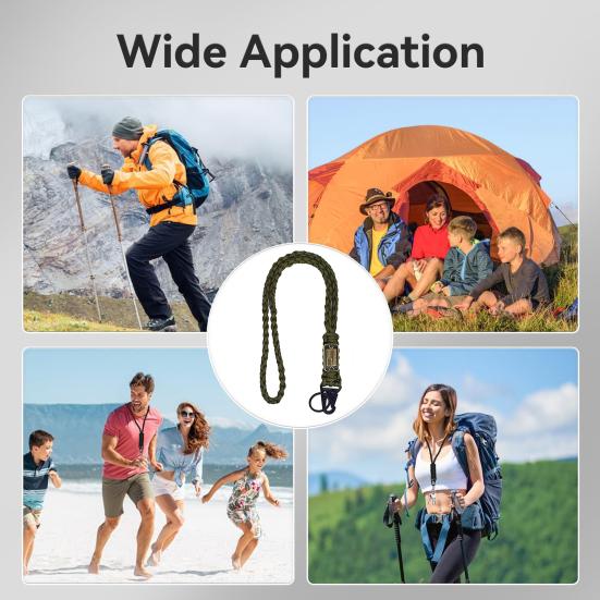 Сверхмощный плетеный ремешок с американским флагом, брелок для ключей, плетеная веревка, подвеска, регулируемый ремешок для ключей