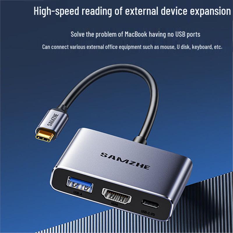 Адаптер USB-C на HDMI Mountain Lake: Для ноутбуков, телефонов, планшетов и игровых приставок
