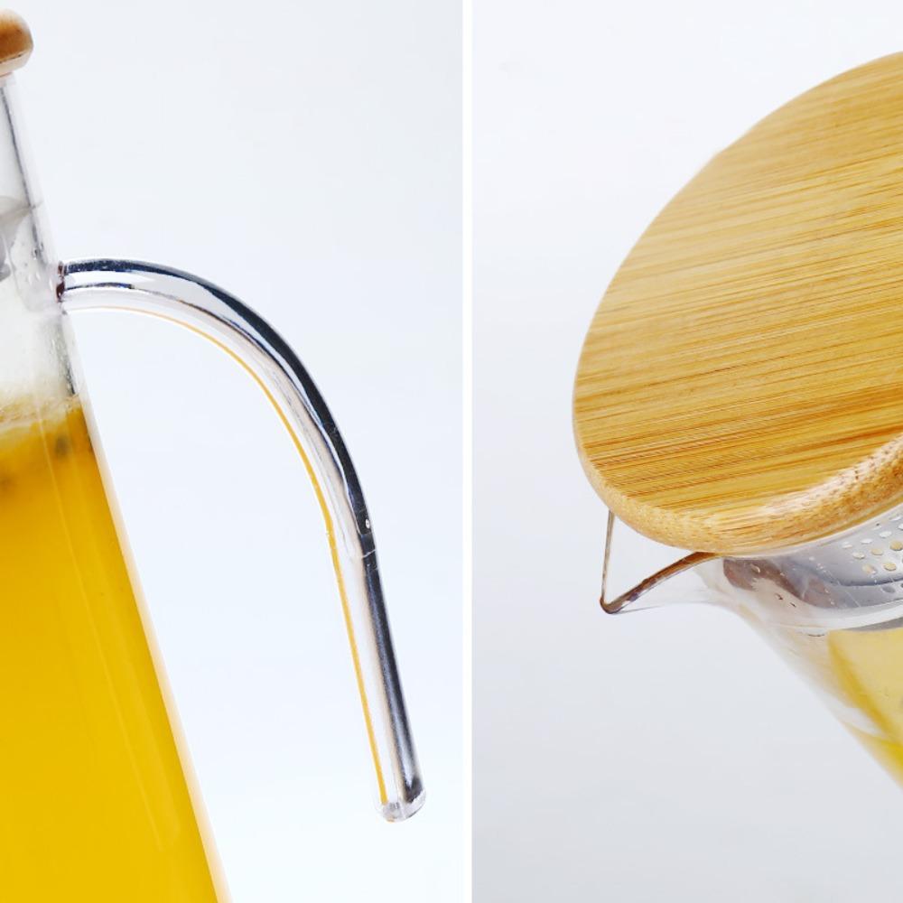 1.0L/1.2L/1.6L Water Bottle with Handle Juice Jug Teapot Acrylic Transparent Pitcher Party