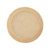 Rattan Serving Tray Plate,Snack Bread Decorative Display Storage Platter for Events Eating