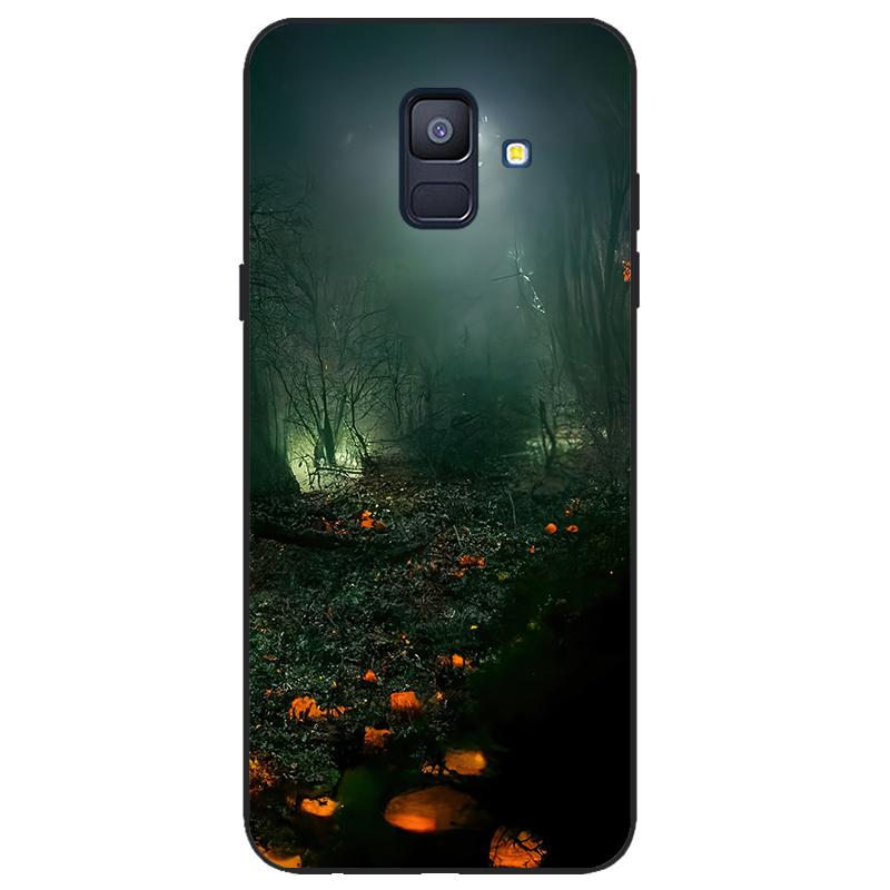 For Samsung Galaxy A6 2018 Silicone Case SIM SM A600 A600F Phone Case Tpu Case Coque Samsung Galaxy A62018 black