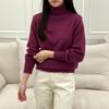 New Arrivals Open Run Women Turtleneck Standard Solid Daily Casual Sweater