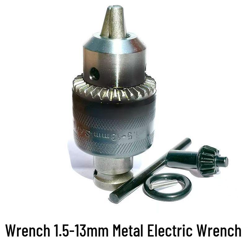 Electric Wrench to Hammer Adapter: Convert 1/2 Square Shank to Round Shank with 2 Slots & 2 Grooves for Impact Drill