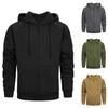 Mens Zip Up Hoodie Fleece Lined Hoodie Jacket Men Full Zip Sweatshirts Outdoor Thermal Athletic Hoodies