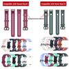 Ремешок для часов регулируемый мягкий силиконовый спортивный однотонный браслет сменный ремешок для Huawei