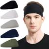 Moisture Absorbing Workout Headbands for Men Non Slip Men‘s Sports Hairband  Cycling