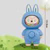 Internet Celebrity Labubu Cartoon Toy Pendant, Face Changing Keychain Figurine Decoration, Creative and Cute, Super Cute