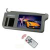 7" Серый Автомобильный Левый Солнцезащитный Козырек Экран Зеркала Заднего Вида ЖК-Монитор 2 Видеоканала