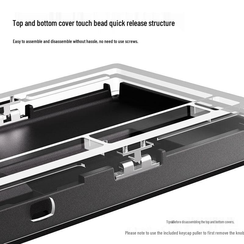 AKKO MONGEE M1 V5 CNC Алюминиевая Трехрежимная Механическая Клавиатура с Прокладками