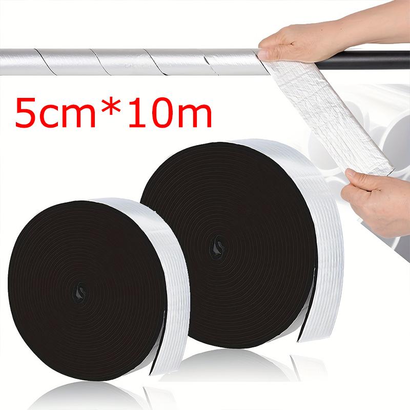 5смx10м Пенопластовая защита от замерзания дома Садовая изоляция труб Наружная самоклеящаяся Идеально подходит для труб горячего и холодного водоснабжения