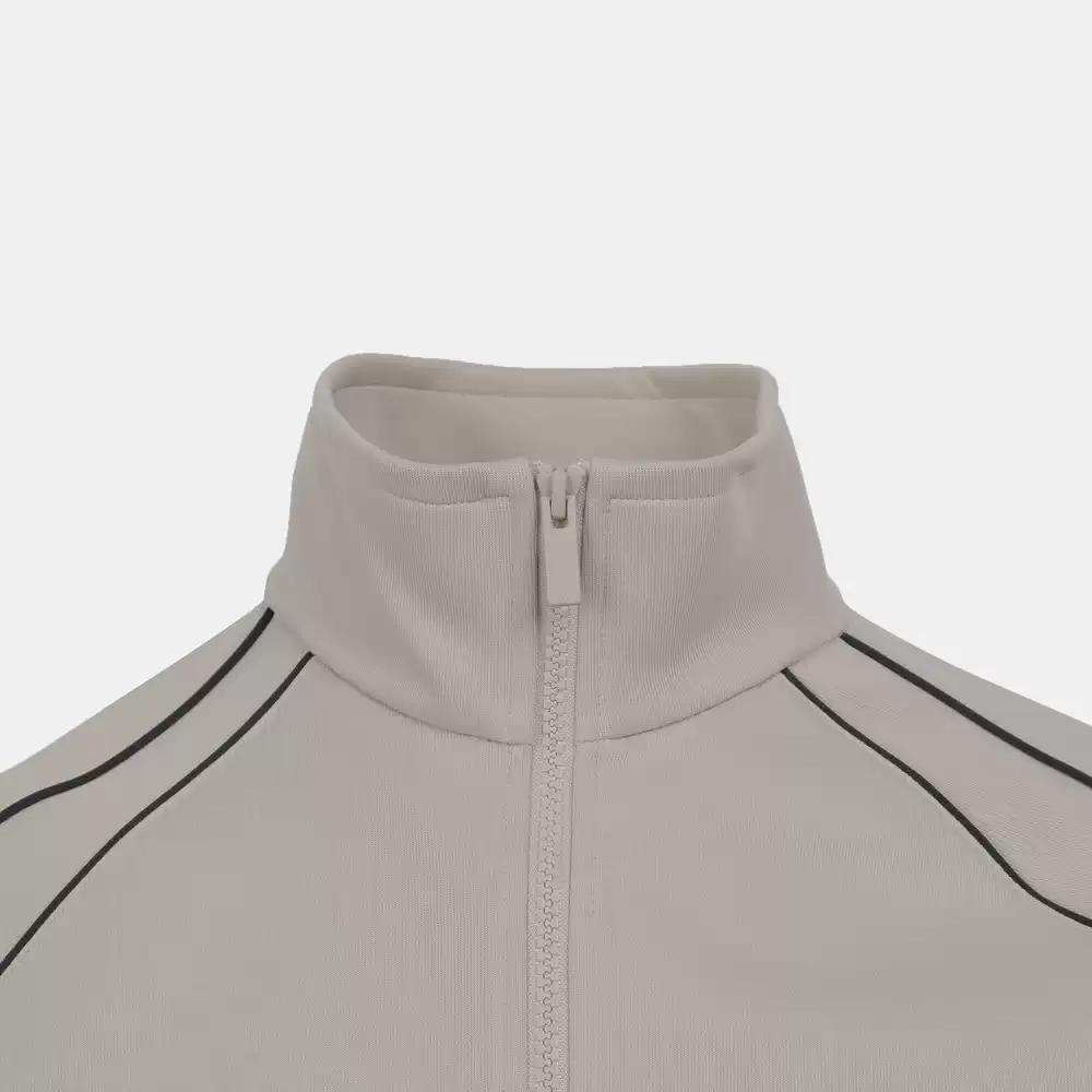 adidas Мужская спортивная фитнес-куртка на молнии с воротником-стойкой, длинным рукавом IB6968