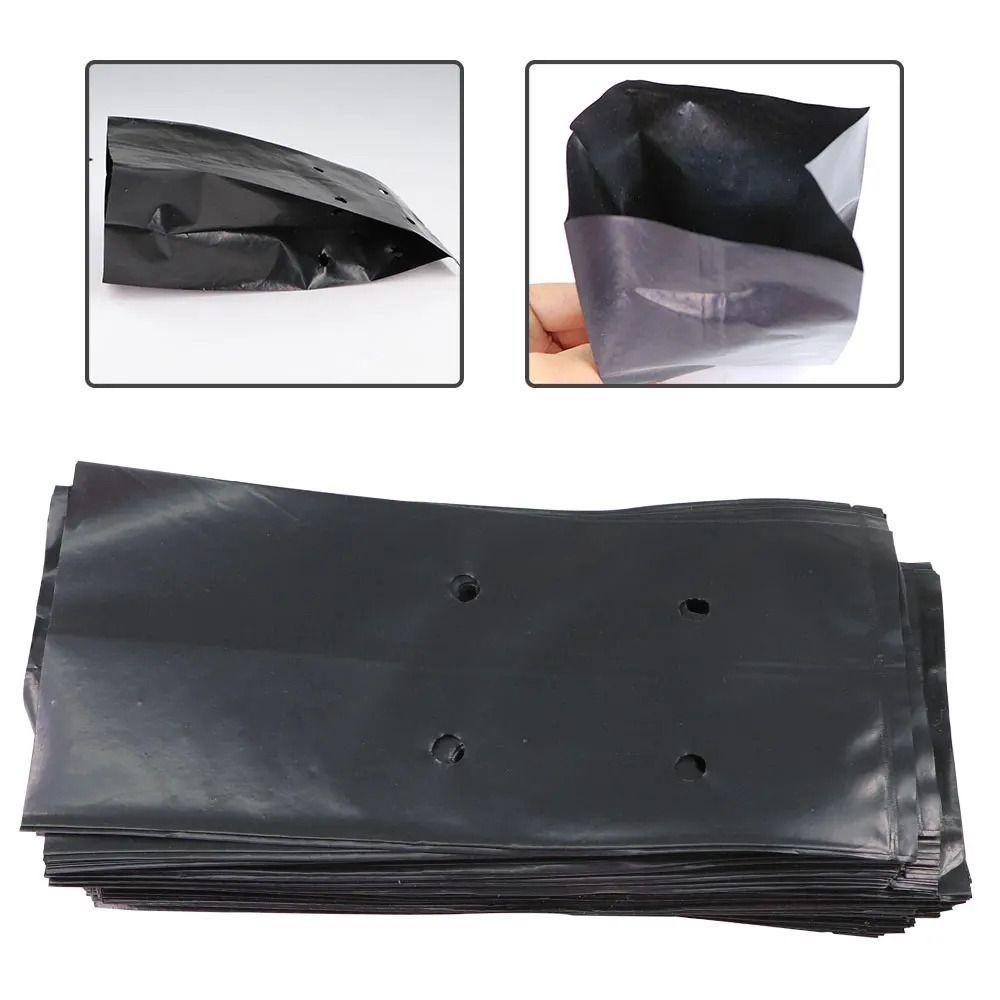 100Pcs Nursery Plants Cultivation Pot Planting Bag for Garden Orchard Tree Transplanting